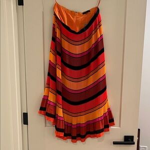 J.Crew Striped Women's Micropleat Skirt